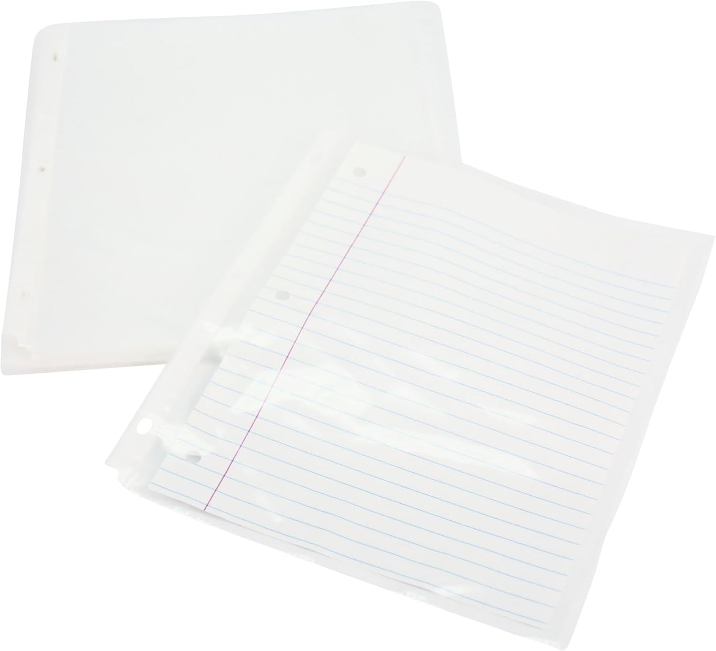 School Smart Top Load Heavyweight Polypropylene Non Glare Sheet Protectors - Pack of 50 - Clear - 084904