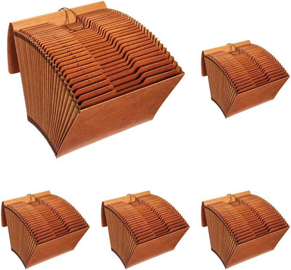 Globe Weis Globe-Weis/Pendaflex Heavy Duty 31-Pocket Expanding File with Flap, 1-31 Index, Letter Size, Brown, (R117DLHD)