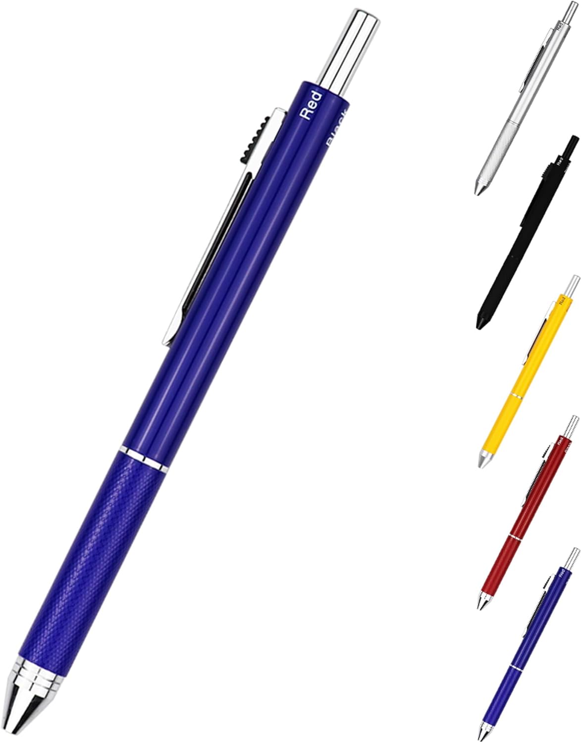 DUNBONG Ballpoint Metal D1 Refill for Multifunction Pen, Black pack of 5 pieces (Black)