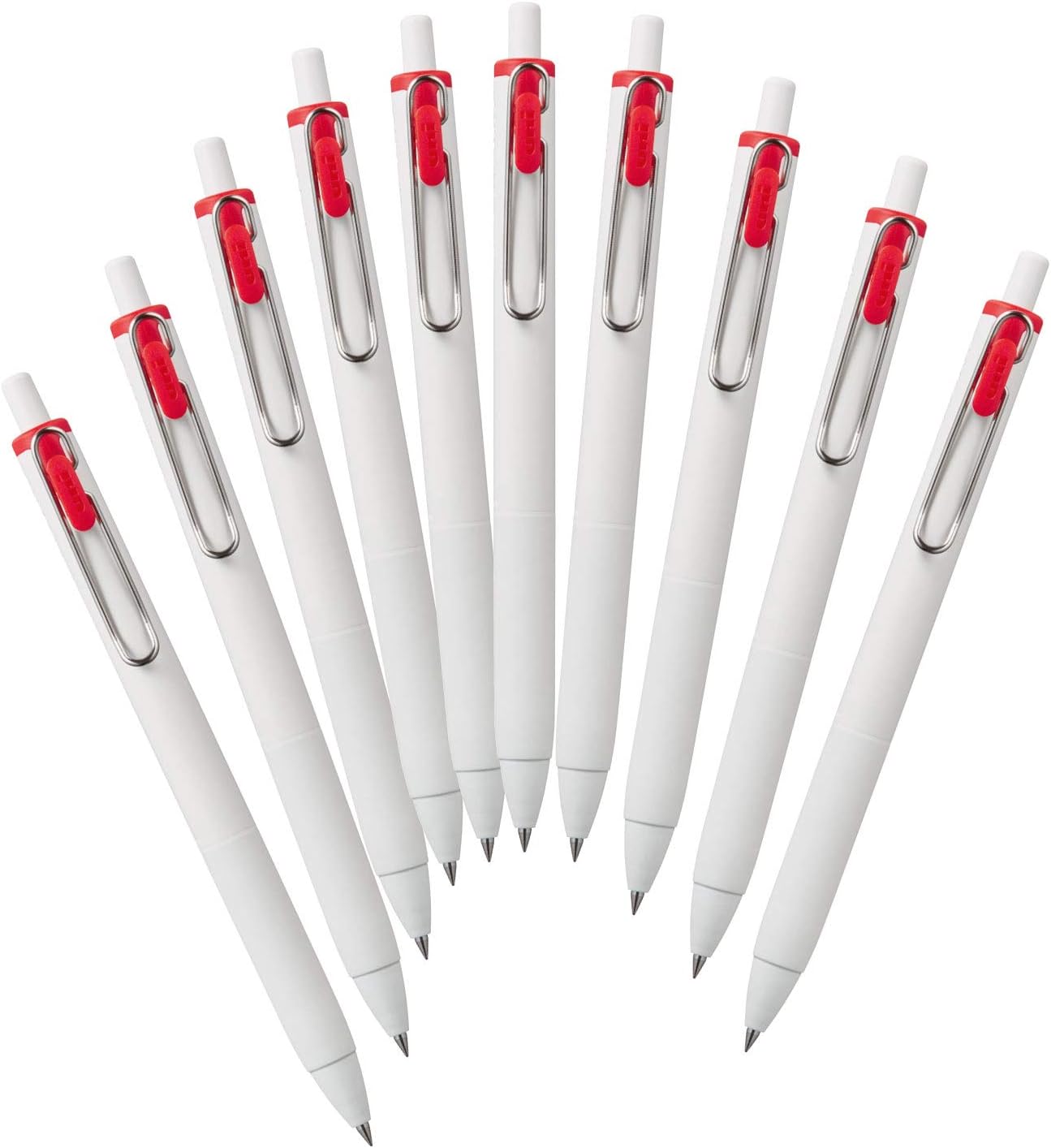 Mitsubishi Pencil Uni-Ball One Gel Ballpoint Pen Refill, 0.38, Black, 10 Pieces, Hako UMR38S.24