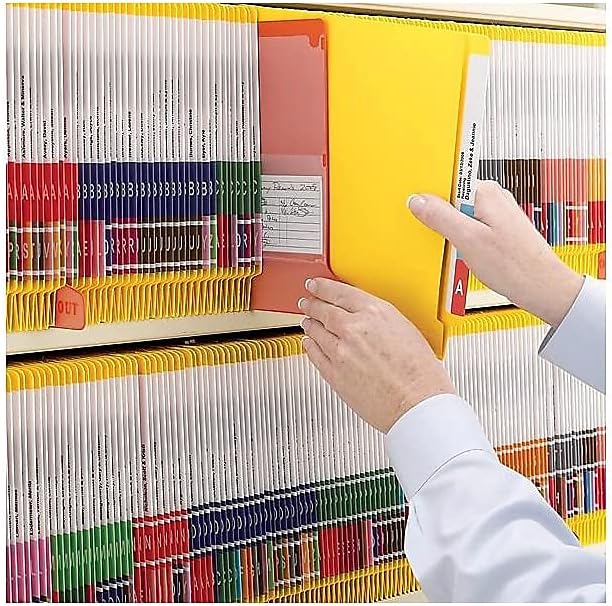 Smead End Tab File Folder, Shelf-Master Reinforced Straight-Cut Tab, Letter Size, Green, 100 per Box (25110)