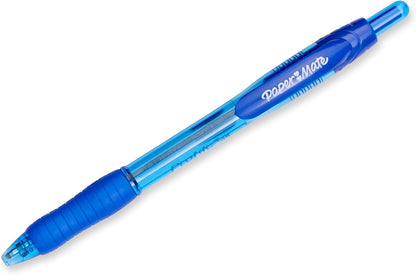 Paper Mate Profile Retractable Ballpoint Pens Bold, 1.4mm, Assorted Colors, 12 Count - Back to School, Home, Office, Teacher Supplies