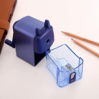 Desk Pencil Sharpener Manual Cute Rabbit Fast Sharpen Heavy Duty for Colored Pencils School Office Classroom Artists