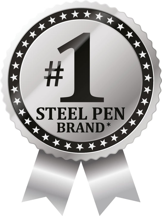 Zebra Pen F-701 Ballpoint Black Ink Fine Point 0.8mm Pen, Heavy Duty, Durable Stainless Steel Barrel, Knurled Grip, Silent Retractable Plunger, Ideal for Tactical Use, 3-Pack Plus 2 Refills (29412)