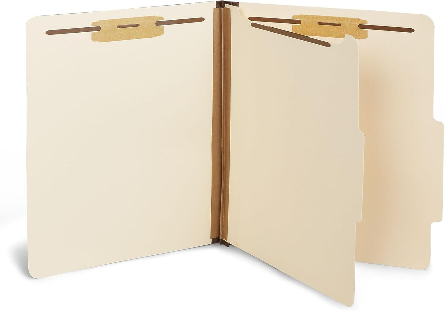 Staples Recycled Classification Folders, Letter Size, 1‑Divider, 1.75" Expansion, Durable Construction – 20/Carton