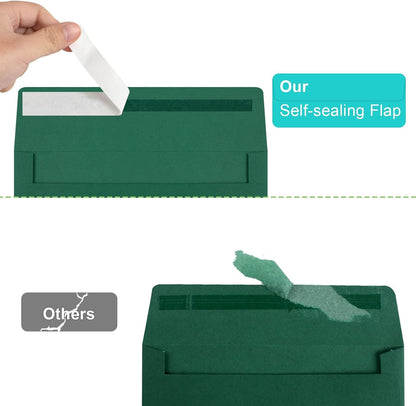 Joyberg 72 Packs #10 Envelopes, Business Envelopes, Envelopes Self Seal, Security Envelopes, Peel and Seal Closure, Size 4-1/8 X 9-1/2 Inches, White, 26LB