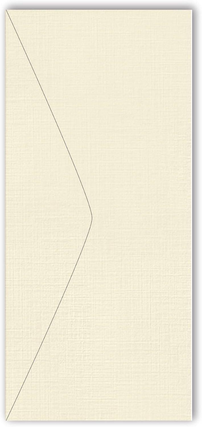 Southworth FSC Certified 55% Recycled 25% Cotton Linen Business Envelopes, #10 (4 1/8in x 9 1/2in), 24 Lb, Ivory, Box Of 250, J564-10