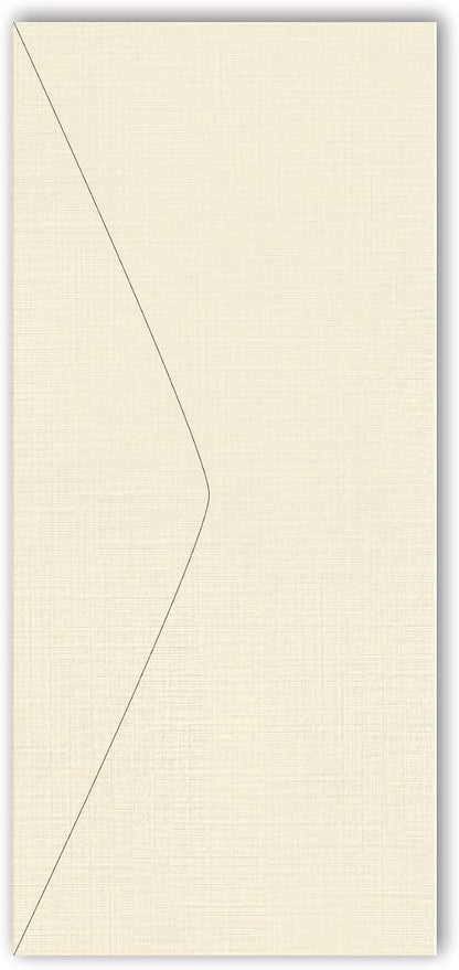Southworth FSC Certified 55% Recycled 25% Cotton Linen Business Envelopes, #10 (4 1/8in x 9 1/2in), 24 Lb, Ivory, Box Of 250, J564-10