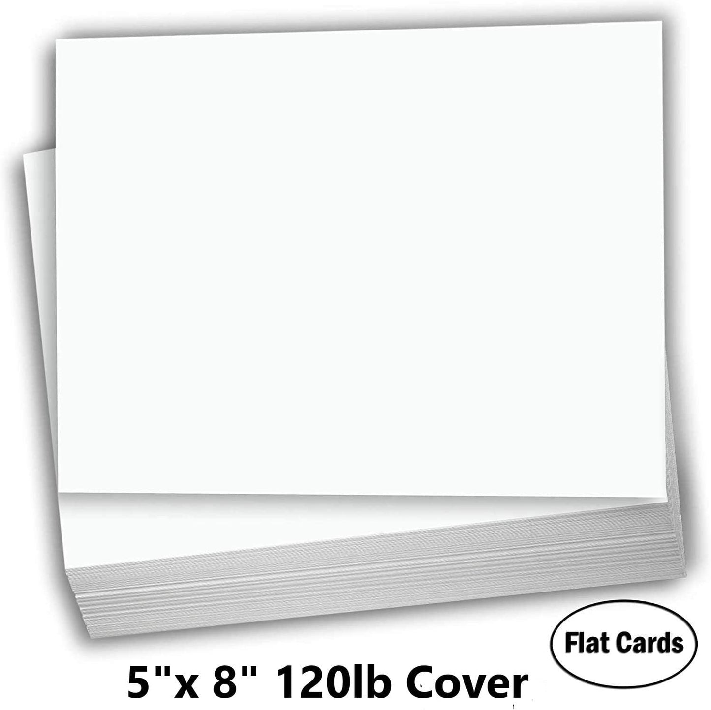 Hamilco Blank Index Cards 6" x 9" Heavyweight Card Stock 120lb Cover White Cardstock Paper - 100 Pack
