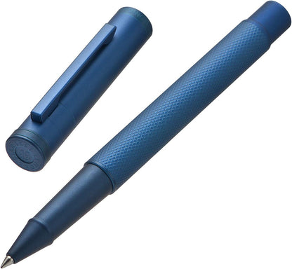 Hongdian Matte Black Forest Rollerball Pen with Schmidt Black Ink Refill, Classic Design with Metal Case for Business Signature