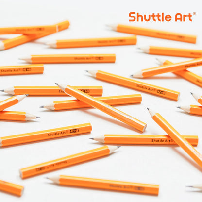 Shuttle Art 108 Pack Golf Pencils With Erasers, #2 HB Pencils Bulk, 3.5” Mini Pencil, Pre-Sharpened Small Pencil for Kids Teachers Classroom Games, Back to School Supplies