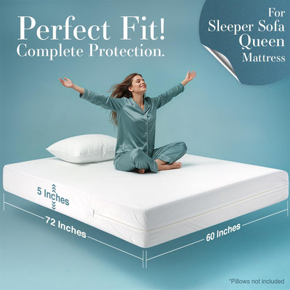 Utopia Bedding Mattress Protector Zippered California King Size, 100% Waterproof Bed Bug and Dust Mite Proof Mattress Encasement, Absorbent 6 Sided Mattress Cover
