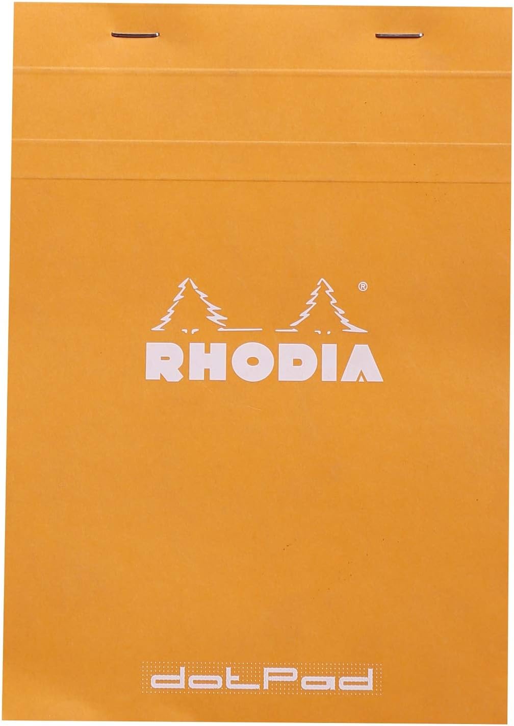 Rhodia Head Stapled Pad, No16 A5, Dot - Black