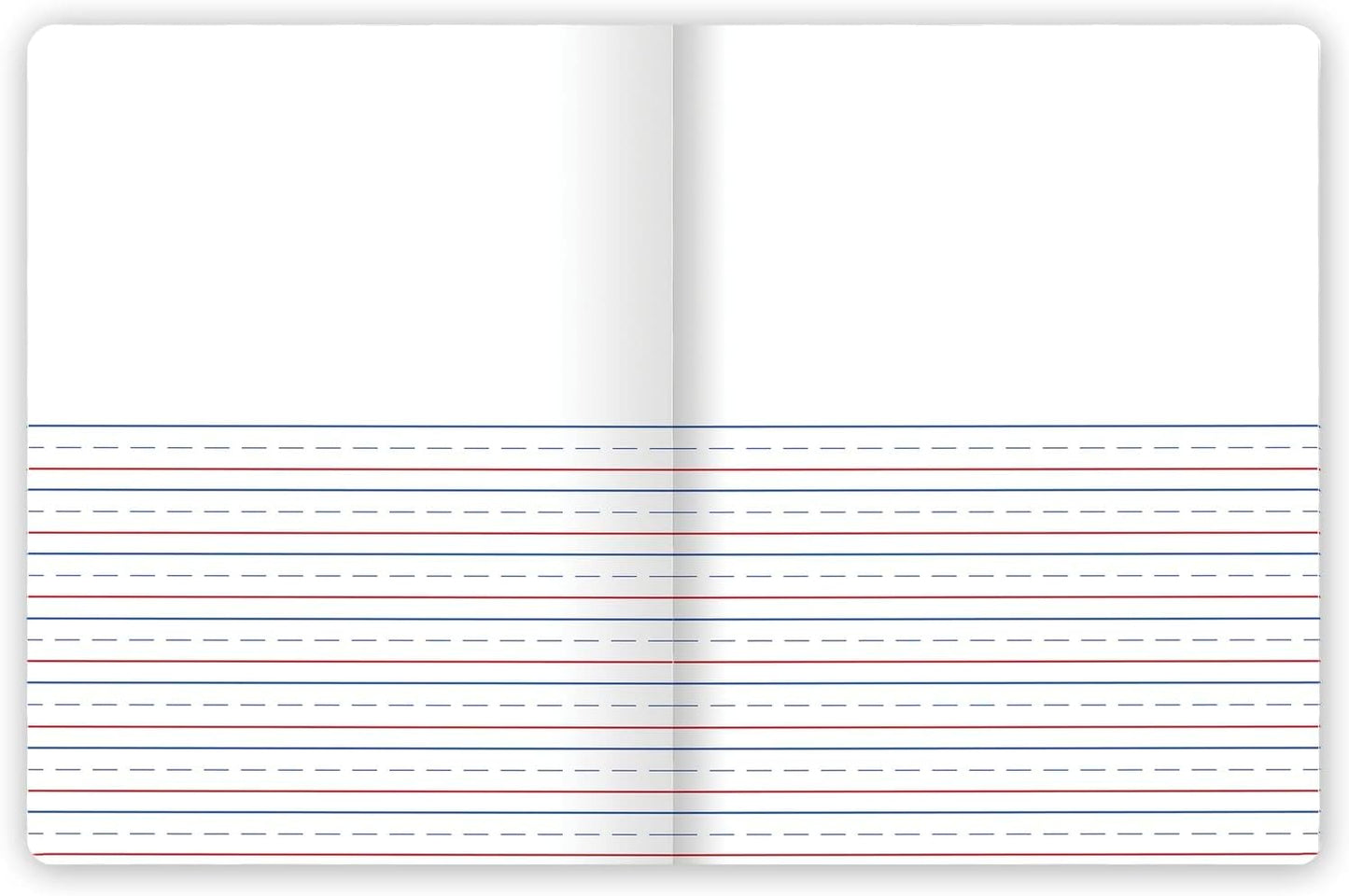 Mead Primary Composition Book, Primary Ruled Journal, Grades K-2, 7-1/2" x 9-3/4", 100 Sheets per Comp Book, Colors Will Vary, 12 Pack (610054-ECM)