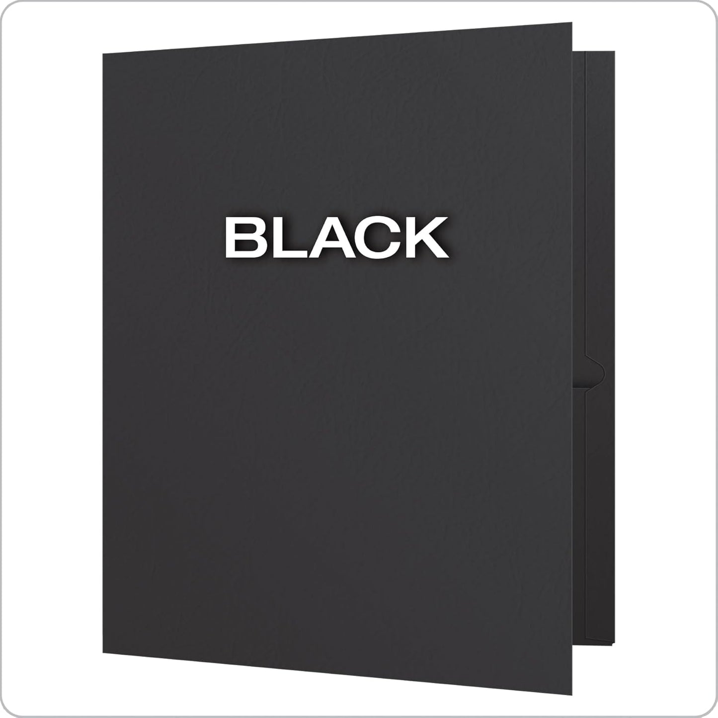 Oxford Twin-Pocket Folders, Textured Paper, Letter Size, Dark Blue, Holds 100 Sheets, Box of 25 (57538EE)