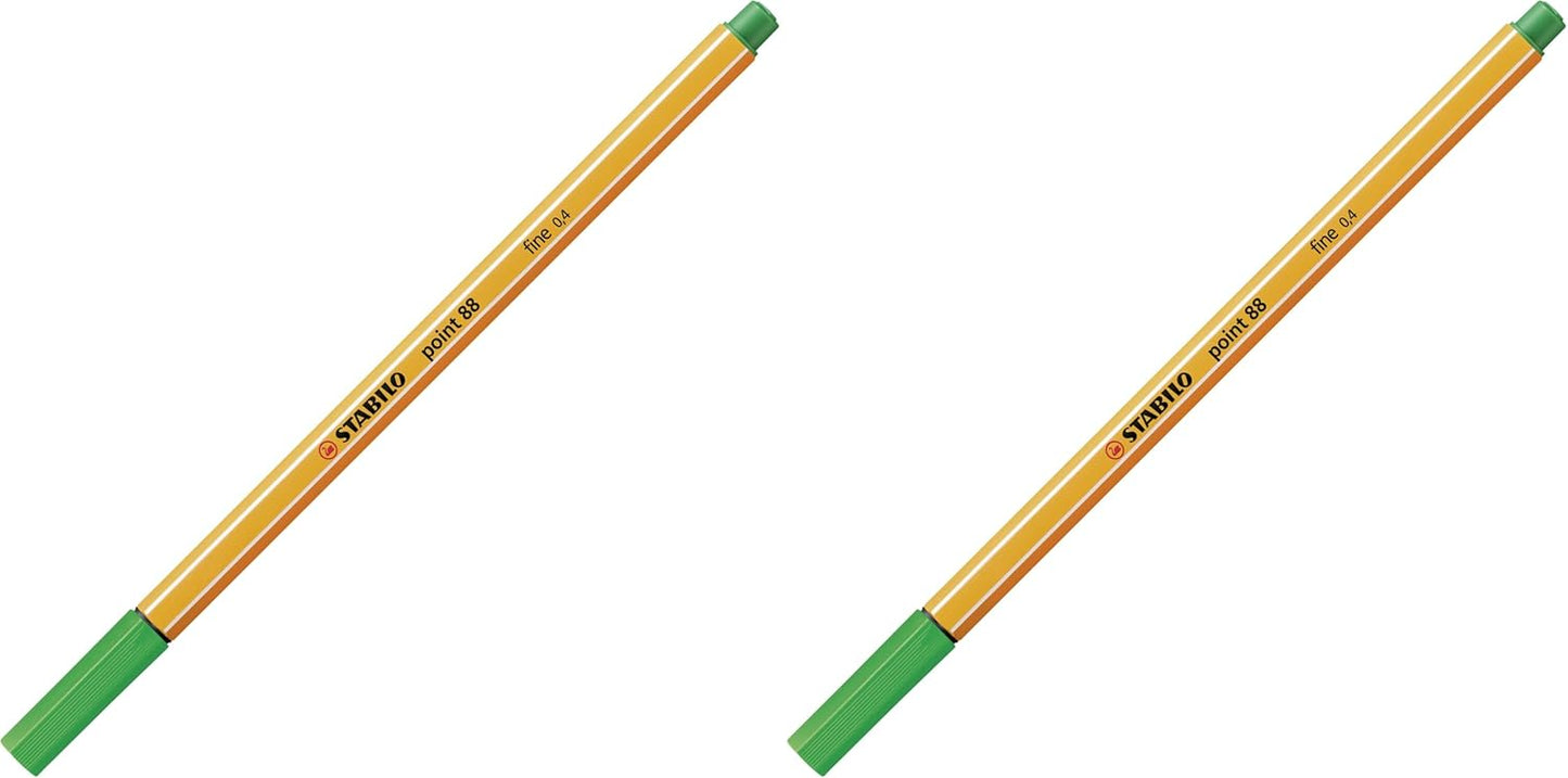 Fineliner - STABILO Point 88 - Pack of 10 - Red