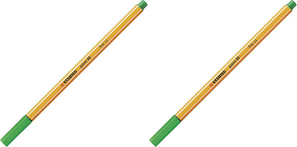Fineliner - STABILO Point 88 - Pack of 10 - Red