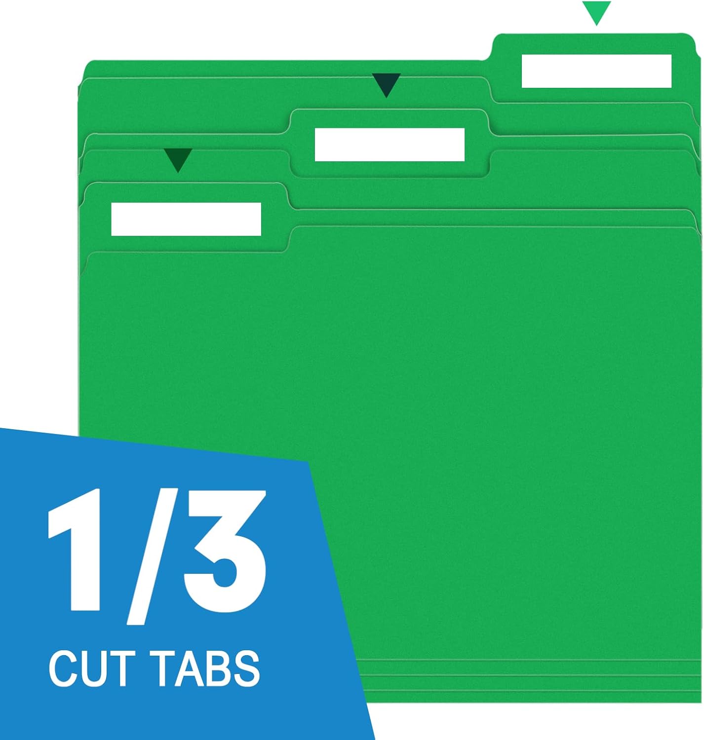 File Folder, RAZCC 150 Pack 1/3 Cut Tab File Folders Letter Size, Manila Folders, Folders with Tab, Great for Organizing and Easy File Storage