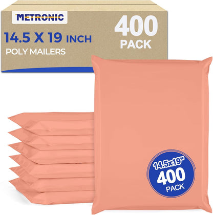 Metronic Poly Mailers 10x13 100 Pcs | Small Shipping Bags for Clothing | Mailing Bags for Small Business, Shipping Envelopes,Packing Bags in Black