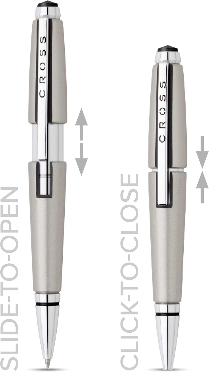 Cross Edge Matte Black Lacquer Gel Rollerball Pen