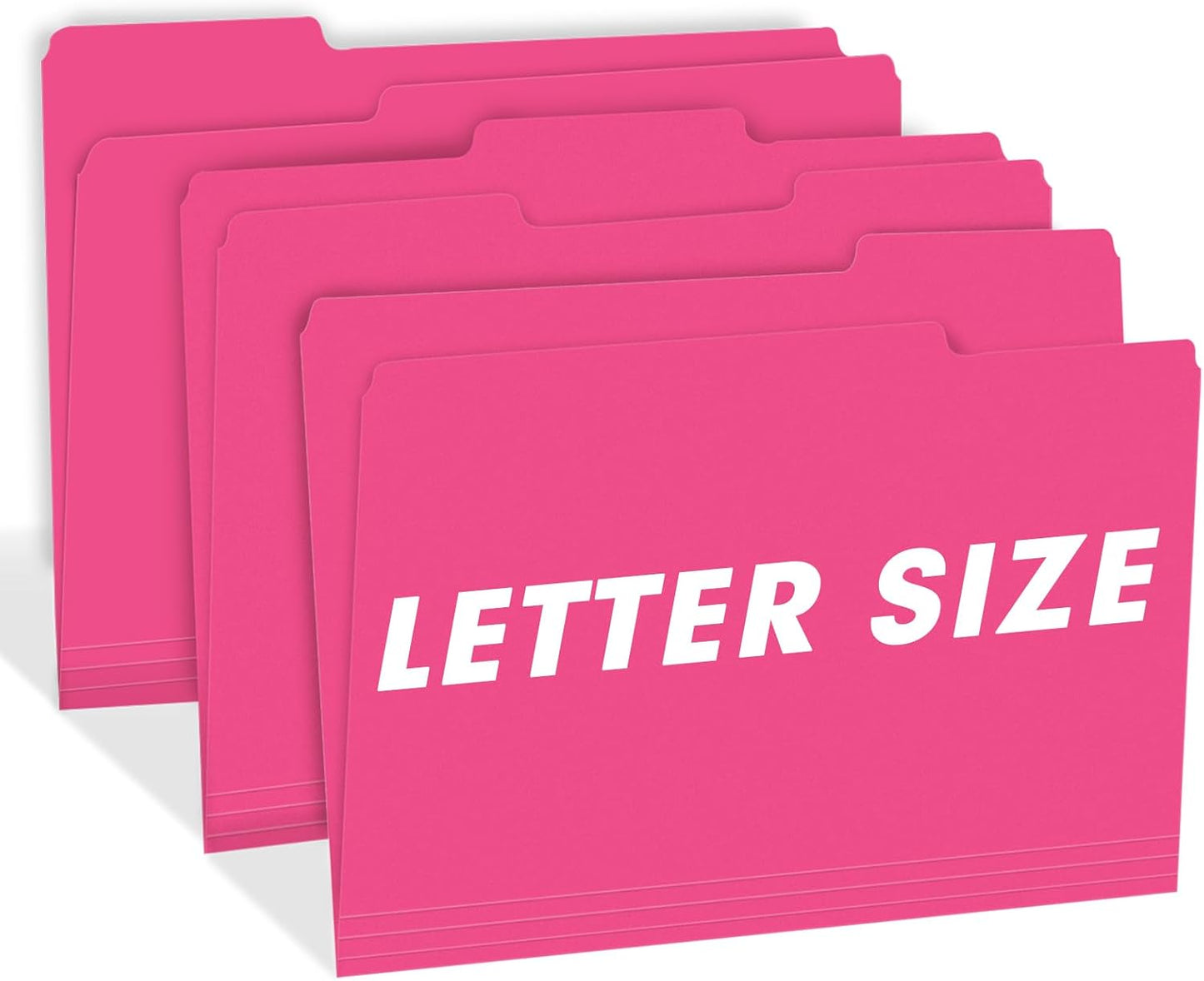 File Folder, RAZCC 150 Pack 1/3 Cut Tab File Folders Letter Size, Manila Folders, Folders with Tab, Great for Organizing and Easy File Storage