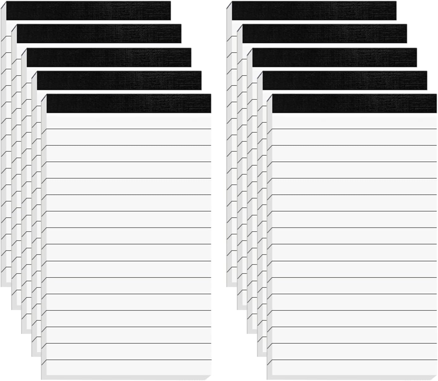 Nichela 20 Pack Small Notepad, 3 x 5 Inch Ultra Quality Note Pads, Server Lined Papers and Desk Notepads for Office Supplies, Writing and Memo pads 30 Sheets Each