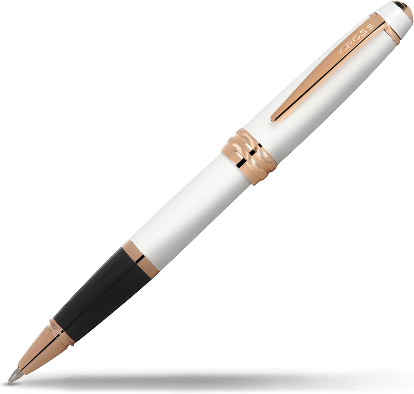 Cross Bailey Matte Red Lacquer Rollerball Pen - Refillable Pen for Smooth Writing - Well-Balanced, Distinctive Design - Easy Handling - Comfortable Grip - Gift-Ready Black Ink