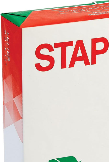 Staples 30% Recycled 11x17 Paper 20 lbs 92 Bright 500/Ream, For Office, School & Home