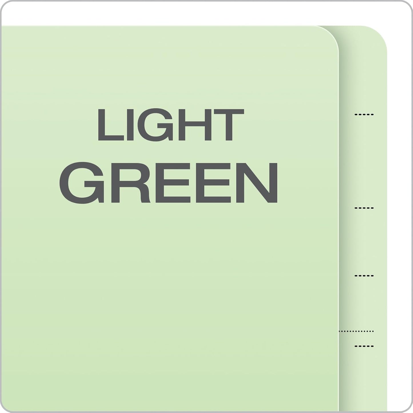 Pendaflex Pressboard End-Tab Classification Folders, Legal Size, 3 Dividers, 5" Expansion, Light Green, Straight Cut, 10/BX (23334)