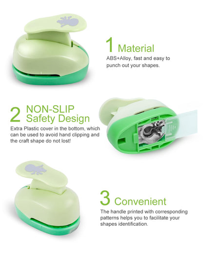 UCEC 2 Inch Circle Punch, Paper Punch, 2 Inch Hole Punch, Circle Hole Punch Cutters for Paper Crafts DIY Handmade Crafting Scrapbook Tools Cards Arts Fun Projects