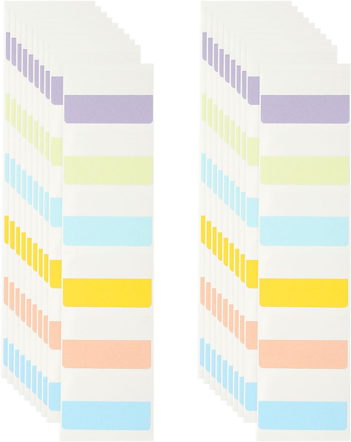 PATIKIL Clear Index Sticky Tabs, 120 Pcs Large Transparent Sticky Notes Bookmarks Planner Stickers Page Tabs for Office Notebooks File Folder Ledger Book, Gradient Green