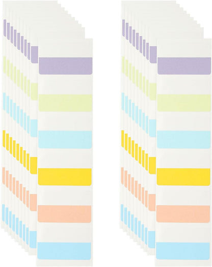 PATIKIL Clear Index Sticky Tabs, 120 Pcs Large Transparent Sticky Notes Bookmarks Planner Stickers Page Tabs for Office Notebooks File Folder Ledger Book, Gradient Green