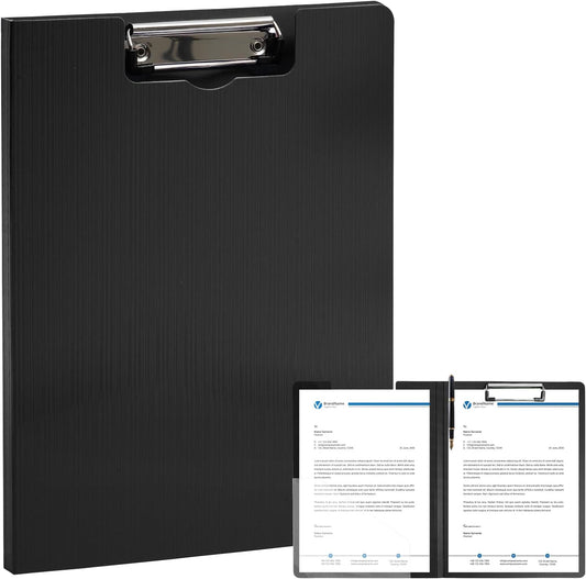 Clipboard Folder, A4 Foldable Clipboards with Pocket, File Cover Office Folder Clipboard, 360 Degree Foldable Storage Clipboards for Office, School or Medical Field, Blue