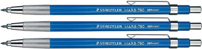 Staedtler Mars 780 Technical Mechanical Pencil, 2mm. 780BK (3-PACK)