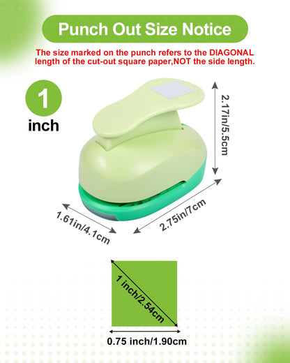 UCEC 2 Inch Circle Punch, Paper Punch, 2 Inch Hole Punch, Circle Hole Punch Cutters for Paper Crafts DIY Handmade Crafting Scrapbook Tools Cards Arts Fun Projects