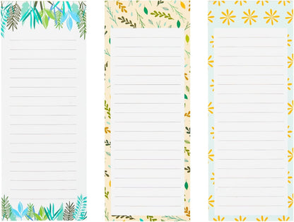 Juvale 6-Pack Magnetic Grocery List Pad for Fridge- Cute Shopping List Paper Note Pads for Refrigerator, To-Do Memos (6 Fruit Designs, 60 Sheets Each)