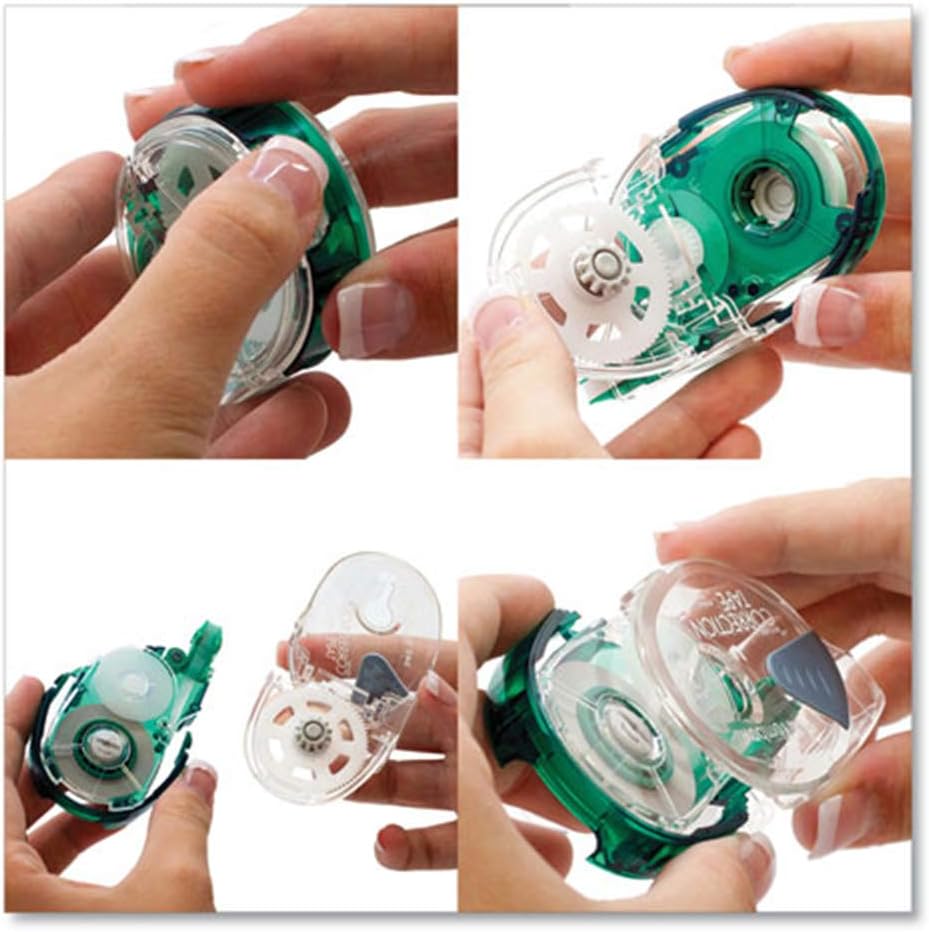 Mono Correction Tape in Refillable Dispenser, 1/6" x 394" [Set of 2]
