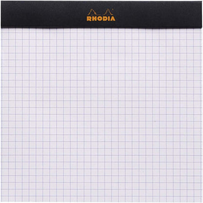 Rhodia Head Stapled Pad, No16 A5, Dot - Black