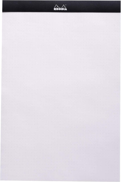 Rhodia Notepad, No18 A4, Lined - White, 8 1/4"" x 11 3/4""" (18601C)