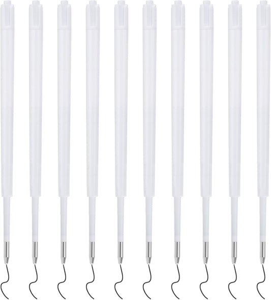 jiebor 50 PCS Ballpoint Pen Ink Refills for Click Retractable Pens 3.86 Inch Office Supplies 1.0mm (Black)