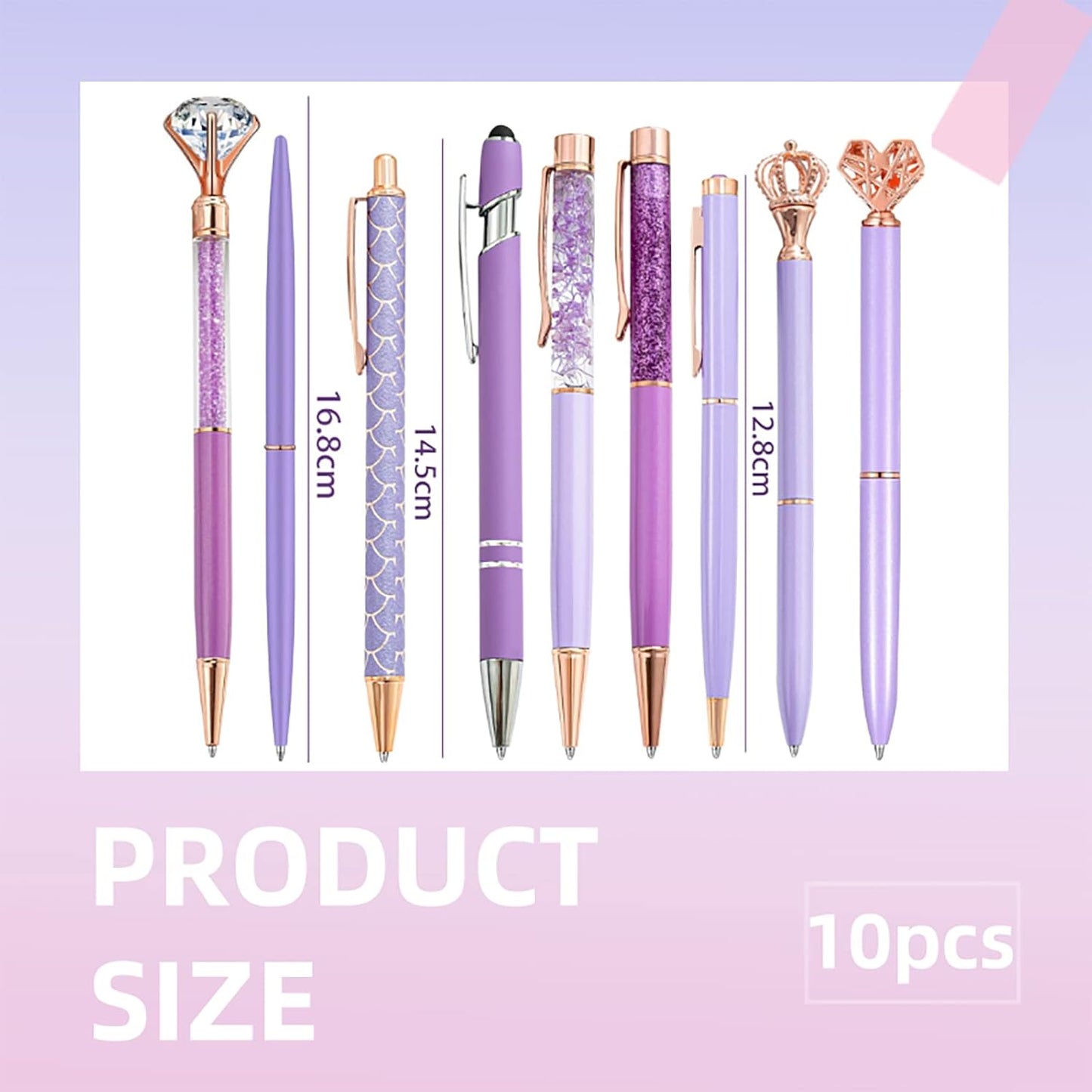 20 Pieces Ballpoint Pen Refills Black Ink 1.0mm Medium Point Smooth Writing Replacement Gel Ink Refills for Retractable Ballpoint Pen School Office Supplies