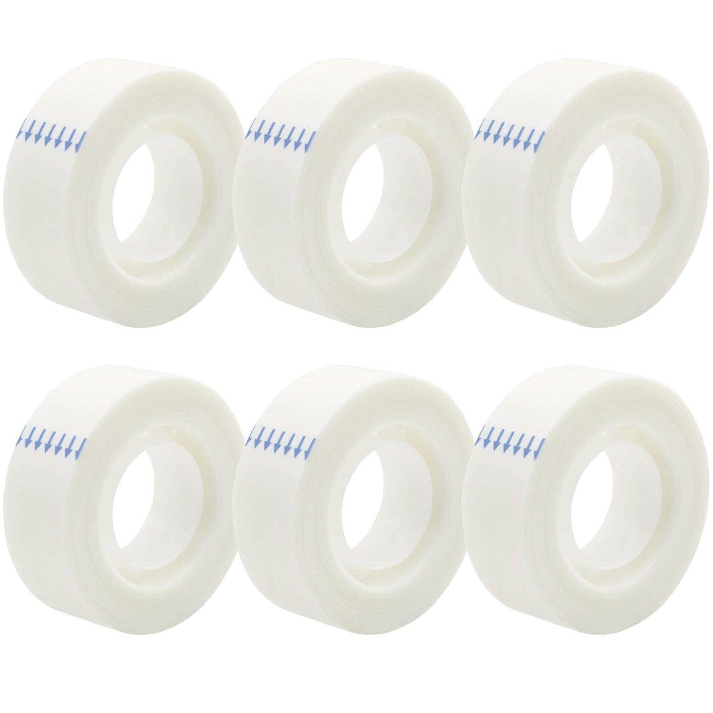 OWLKELA 12 Rolls Matte Adhesive Tape, Matte Finish Invisible Tape, Foggy Translucent Tape Great for Correction and Labeling, Compatible with Standard Tape Dispenser, 0.7 in x 1000 Inches