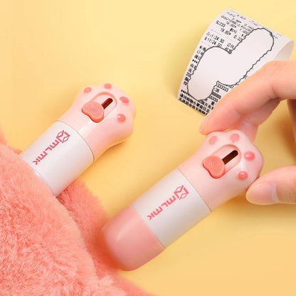 All-in-one Thermal Paper Correction Fluid Express Eraser Pen Identity and Privacy Protection 10ml (Cute Pink)
