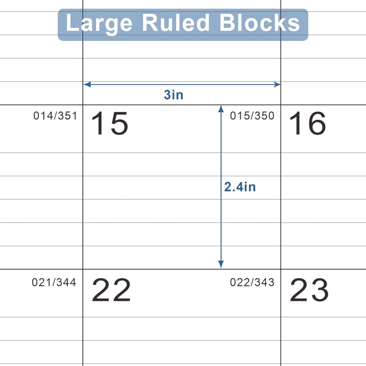 Desk Calendar 2026, KOPEESY 22" x 17" Large Desk Calendar, 18 Mouths From January 2026 to June 2027, Desktop Calendar with Notes and Thick Paper for Home, Office and School