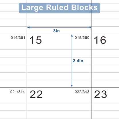 Desk Calendar 2026, KOPEESY 22" x 17" Large Desk Calendar, 18 Mouths From January 2026 to June 2027, Desktop Calendar with Notes and Thick Paper for Home, Office and School