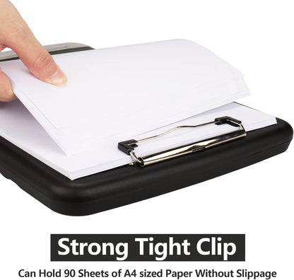 SFLHHDM Purple Clipboard, Clip Boards 8.5x11, Teacher Clipboards with Storage, Plastic Clipboard with Pen Holder, Clipboards Storage for Women Teachers Work, School & Office Supplies