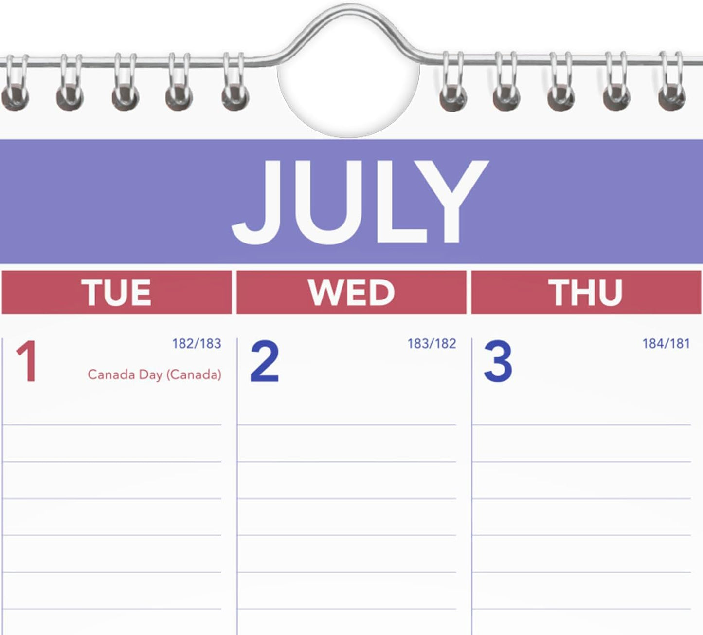 AT-A-GLANCE Wall Calendar 2026-2027 Planner, Academic 12-Month July-June, Monthly, 15-1/2" x 22-3/4", Ruled Daily Blocks (AY328)