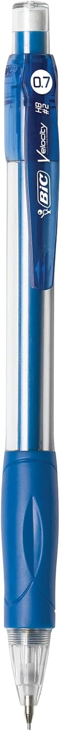 BIC Xtra Comfort Mechanical Pencils with Erasers, Medium Point (0.7mm), 12-Count Pack, Bulk Mechanical Pencils for School or Office Supplies
