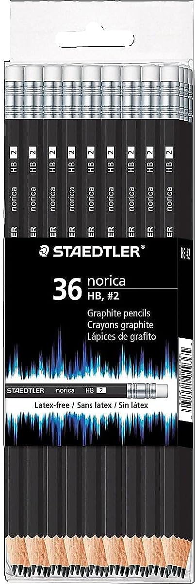 Staedtler Norica #2 HB Woodcased Pencils Black 36/Pack (1, A)