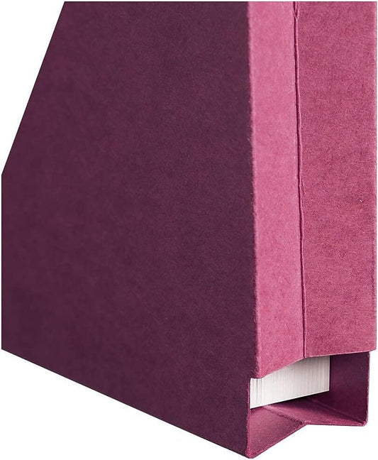 Smead Organized Up Expanding Slash Jacket, 2/5-Cut Tab, 1" Expansion, Letter Size, Assorted Colors, 5 per Pack (75445)